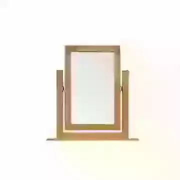 Country Style Chunky Pine Vanity Mirror